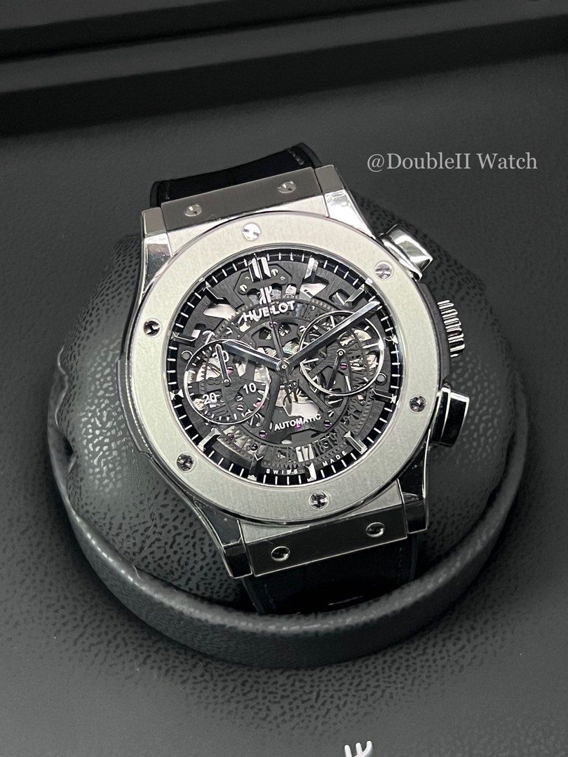 Hublot classic fusion skeleton chronograph sales