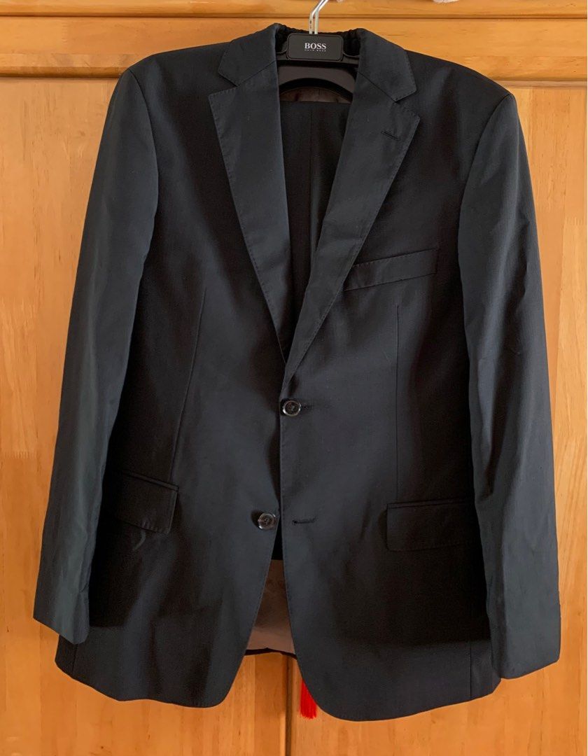 Hugo Boss Black Suit, Luxury, Apparel on Carousell