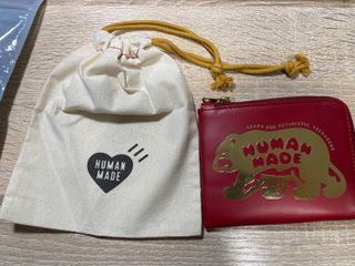 New Arrivals ✨ Human Made Leather Zip Wallet 銀包錢包, 男裝, 手錶