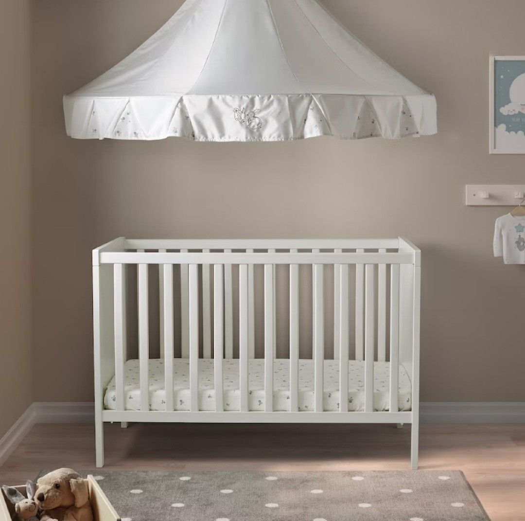 Ikea Baby Cot, Babies Kids, Baby Nursery Kids Furniture, Cots