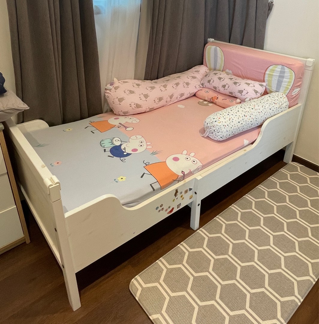 IKEA Junior Extendable Bedframe, Furniture & Home Living, Furniture, Bed Frames & Mattresses on
