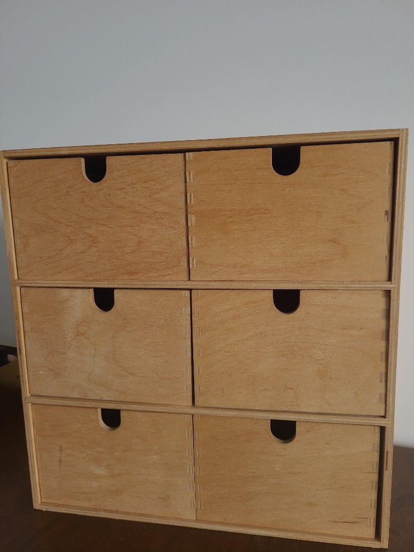 Ikea Moppe wooden chest, Furniture & Home Living, Home Improvement
