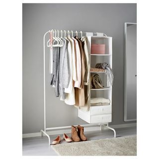 Clothes Rack+ (FREE 2 Hangers +Clips +Hooks)
