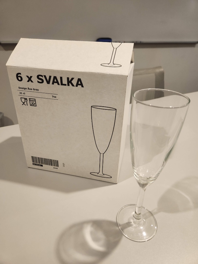 IKEA Wine Glasses, Furniture & Home Living, Kitchenware & Tableware
