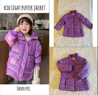 Imported Kid Girl Lightwieght Puffer Jacket Outerwear