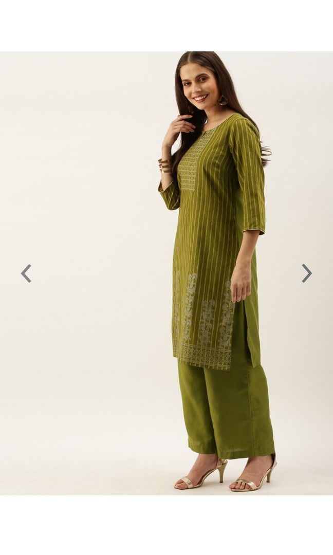 W green new arrivals printed kurta