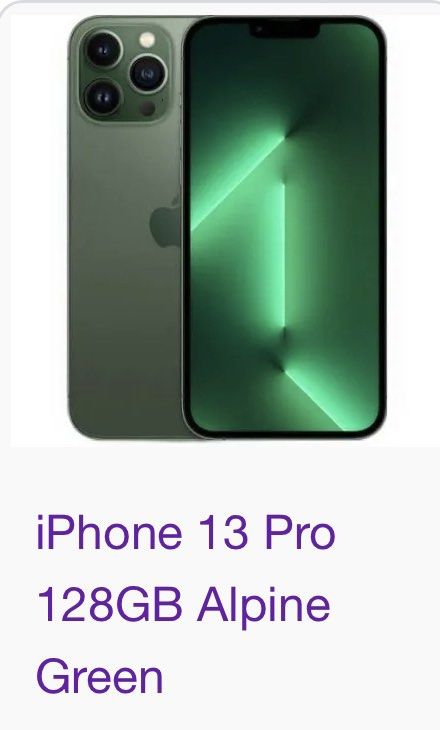 Apple iPhone 13 Pro (128 GB) - Alpine Green 128GB Alpine Green