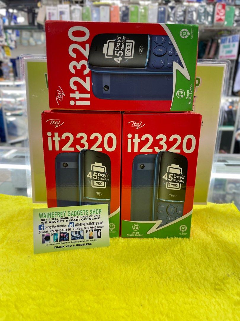 ITEL KEYPAD BASIC PHONE (Category: Android Others) located in San Juan City. Submitted by wainefreygadgetshop (Listing ID 1256055920, Image 1). Description: ITEL BASIC PHONE BRANDNEW SEALED PANG BACK UP PHONE CALL/TEXT Reach me through call/text 09279452049/09704549340 viber:09946394978 For those who are interested don’t hesitate to Inquire.� We Accept cod w/in Metro Manila Only. We accept via Lalamove Payment First Policy upon pick-up. We Ship N