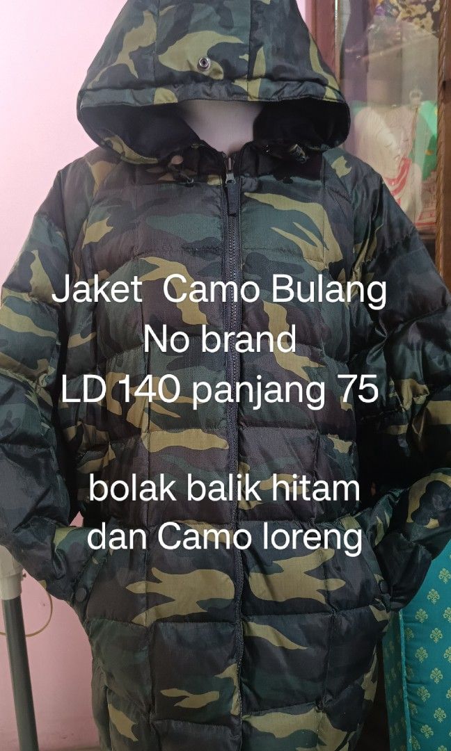 Jaket online camo army