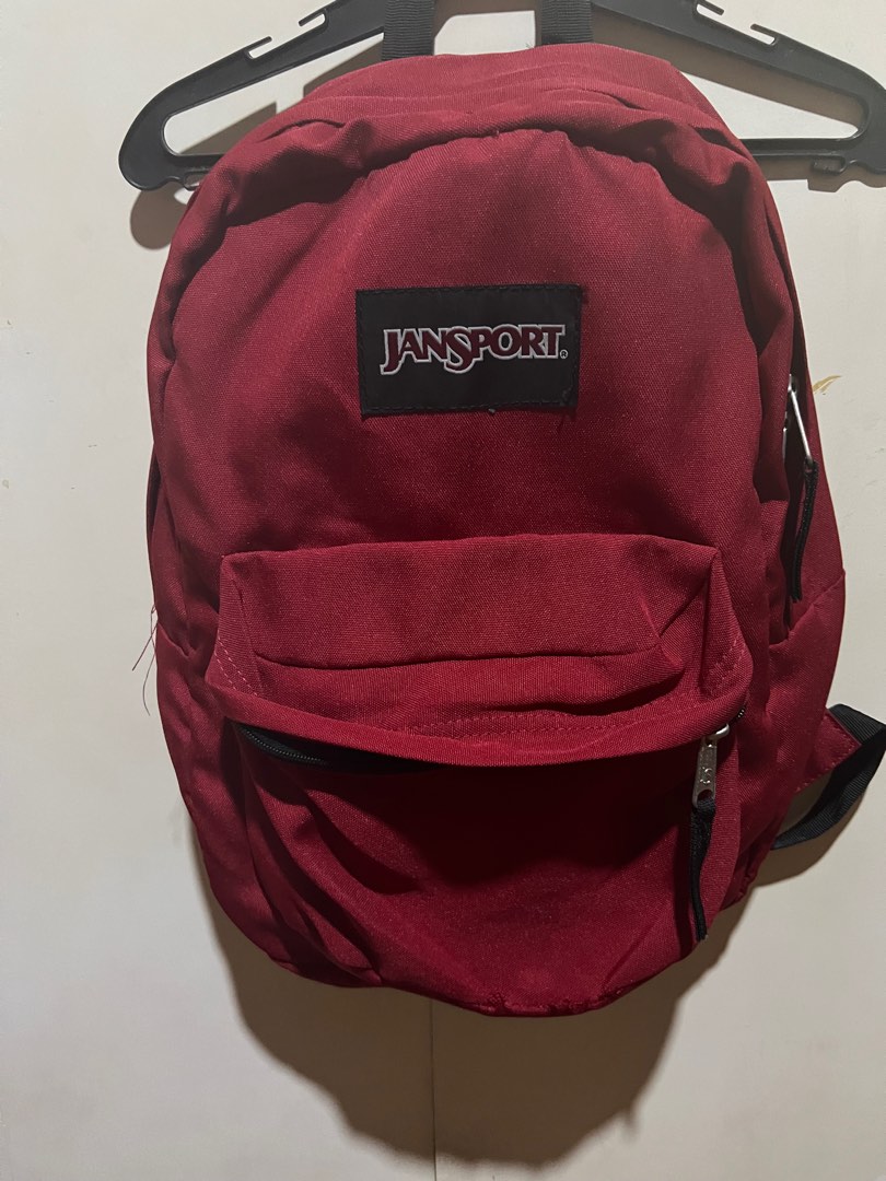 Jansport classic maroon backpack, Men's Fashion, Bags, Backpacks on