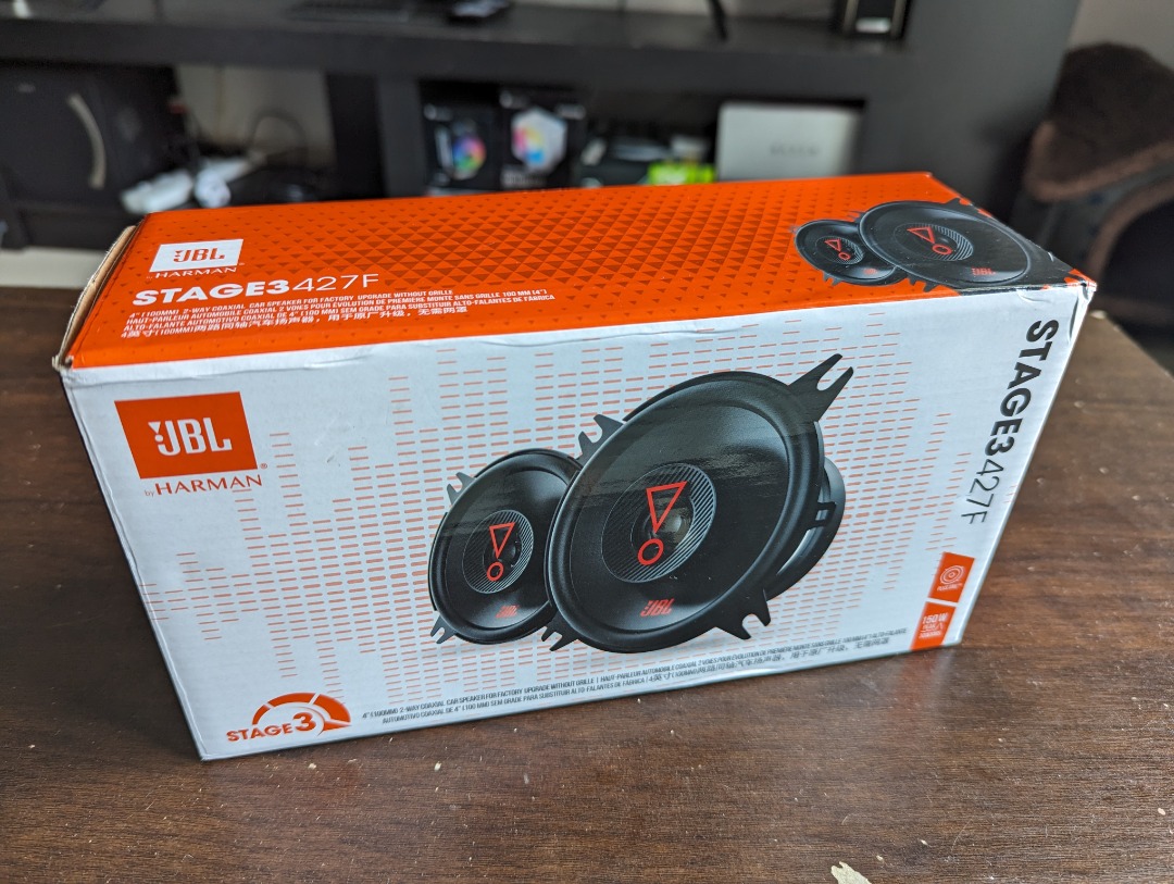 JBL Stage3 427F 4 Inches Coaxial Car Speakers, Audio, Soundbars