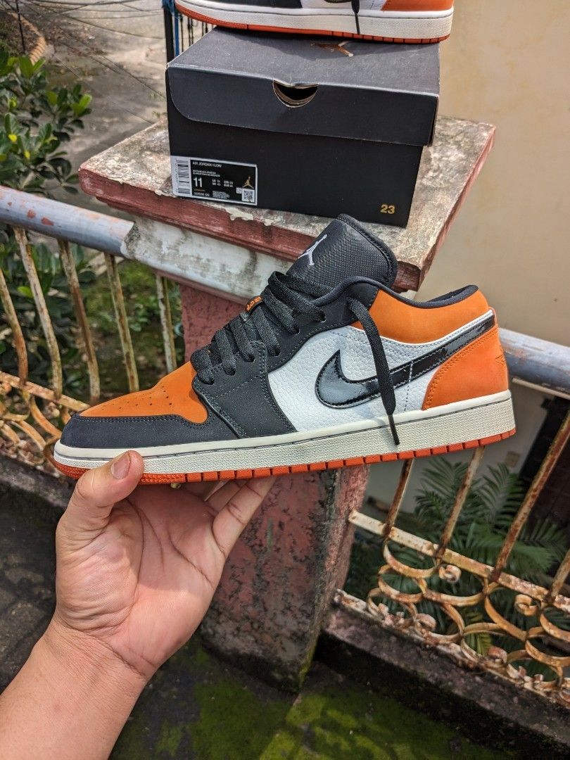 Jordan 1 low Shattered backboard Men s Fashion Footwear Casual
