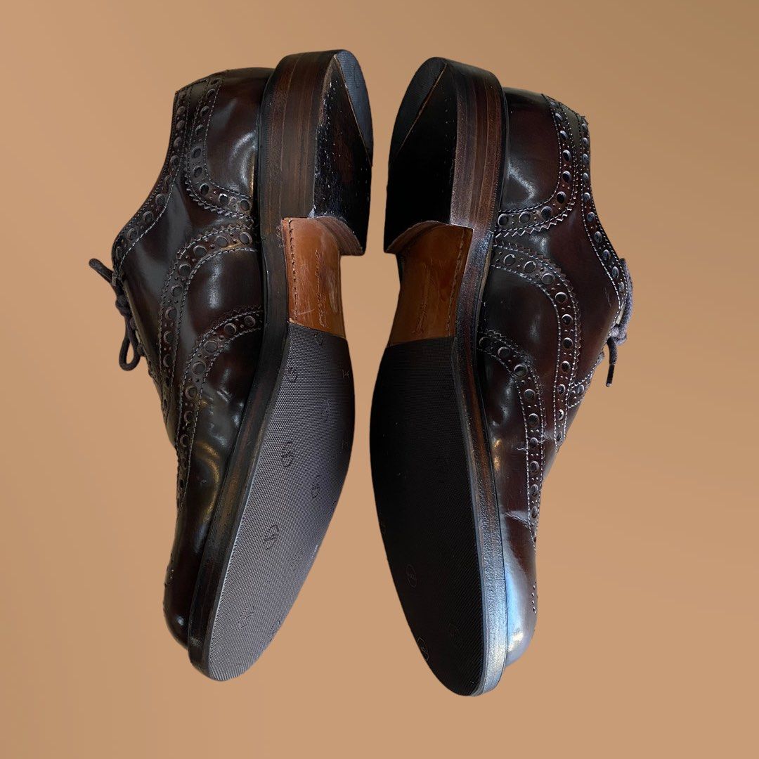 Chaussures Oxford Cheaney Brogue Noir - Pointure 44 UK 10, Cuir, Occasion Très Bon état
