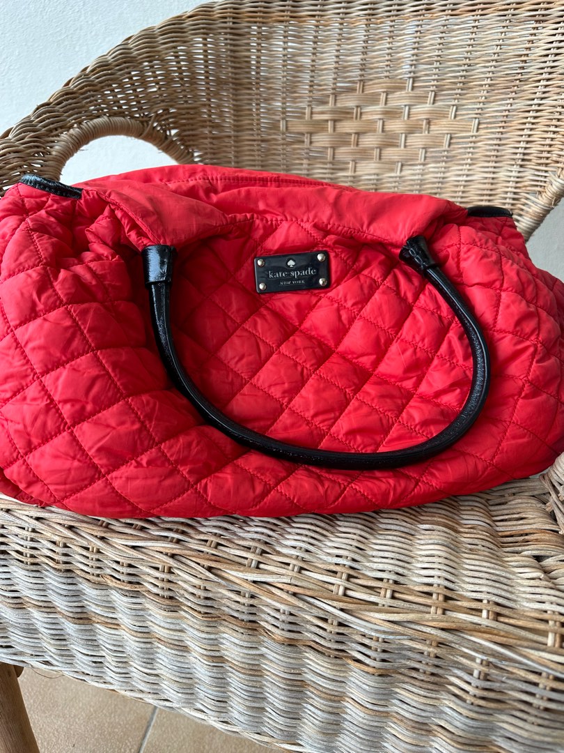 Kate spade quilted diaper bag clearance