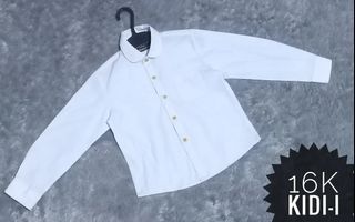 Kemeja putih brand korea