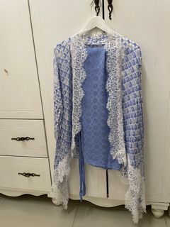 Kurung kaftan with pareo