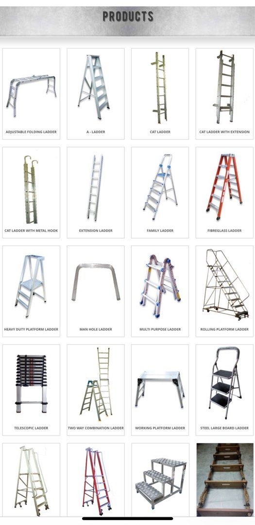 Ladder Specialist Heavy Duty Aluminum / Fibreglass Ladders A shape / Dual Combination
