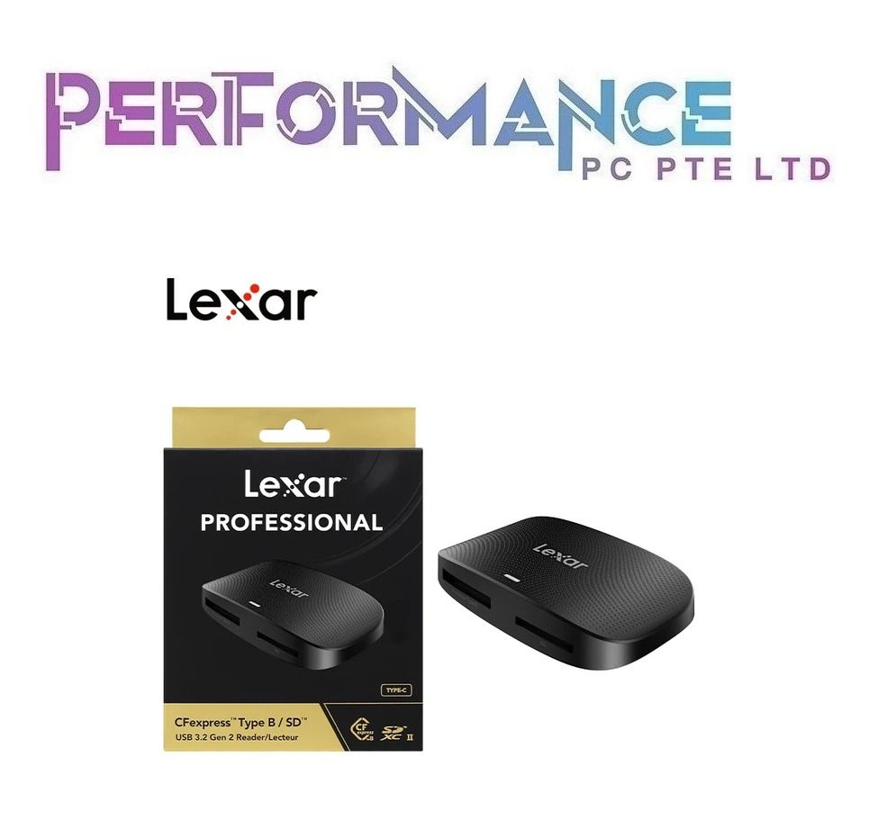 Lexar RW520 RW 520 Professional CFexpress Type B/SD USB 3.2 Gen 2 Card ...