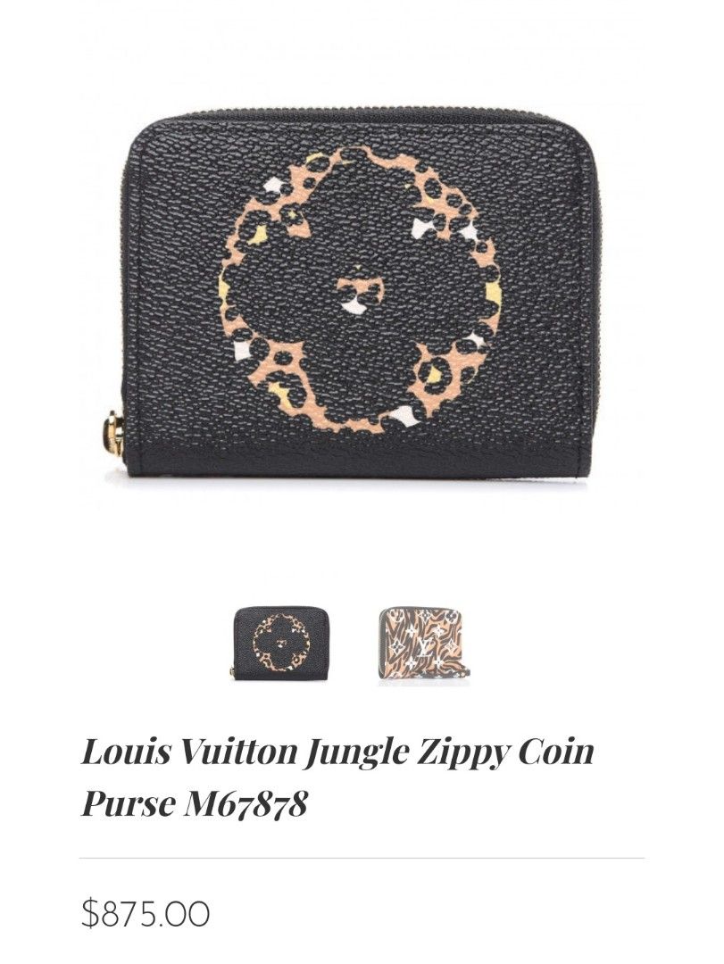 Louis Vuitton Jungle Zippy Coin Purse M67878