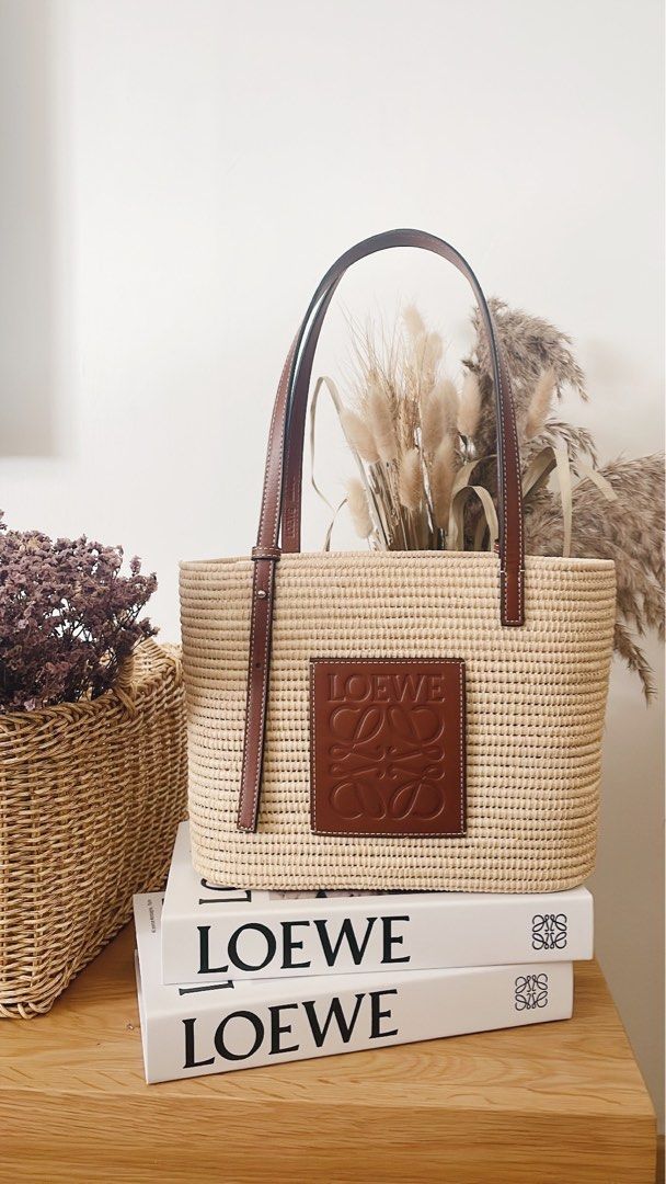 Loewe Small Square Basket Bag, Luxury, Bags & Wallets on Carousell