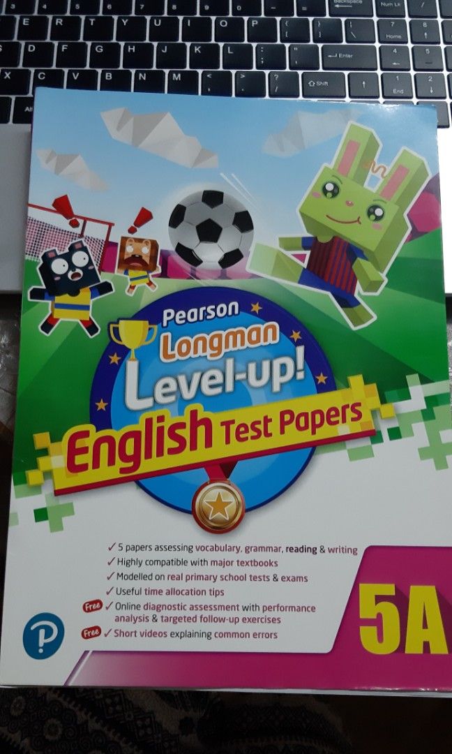 Level Up Test Longman Level-up! English Test Papers, 兒童&孕婦用品, 嬰兒及小童流行時尚 - Carousell