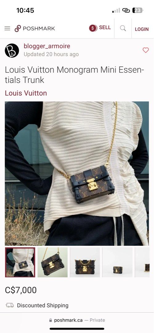 Louis Vuitton Essential Trunk NM Reverse Monogram Canvas Brown 14864511