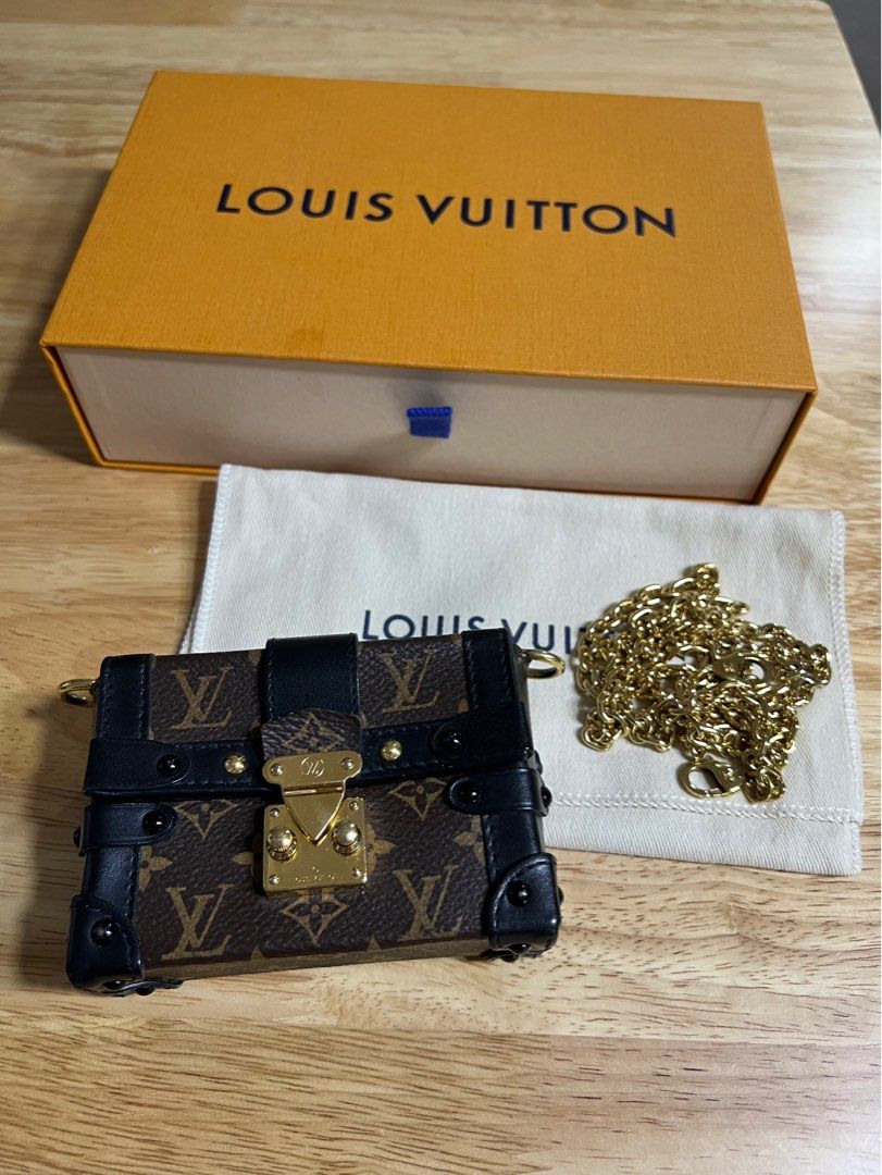Louis Vuitton Essential Trunk Monogram Black in Coated Canvas