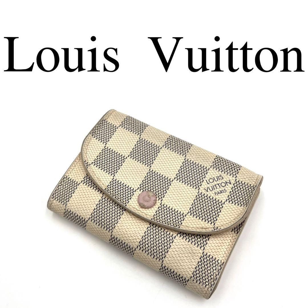 Louis Vuitton DAMIER AZUR Rosalie coin purse (N61276) in 2023