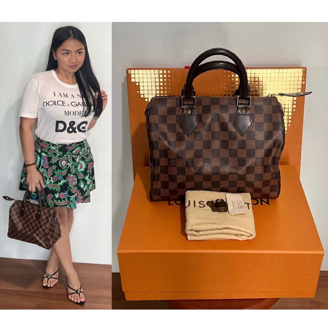 Authentic Louis Vuitton Speedy 25, Luxury, Bags & Wallets on Carousell