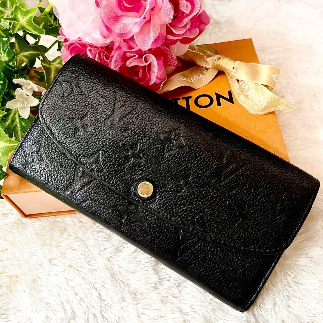 Authentic LV Card Wallet Black Empreinte, Luxury, Bags & Wallets on  Carousell