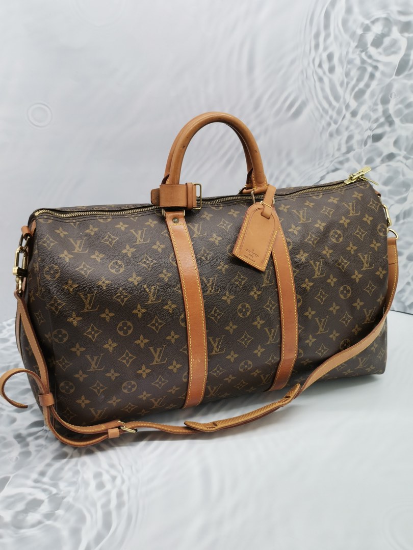 Louis Vuitton 1991 Pre-owned Monogram Keepall 55 Travel Bag - Brown