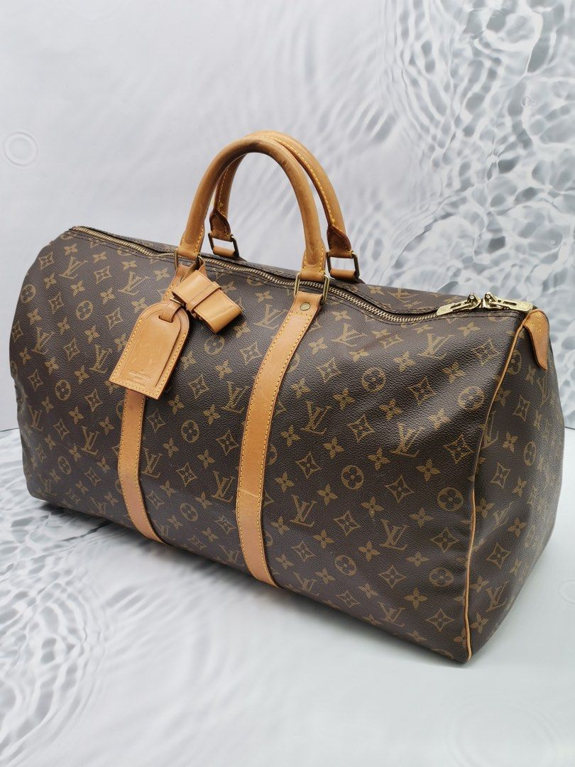 JZC7700 Monogram Eclipse Keepall, Luxury, Bags & Wallets on Carousell