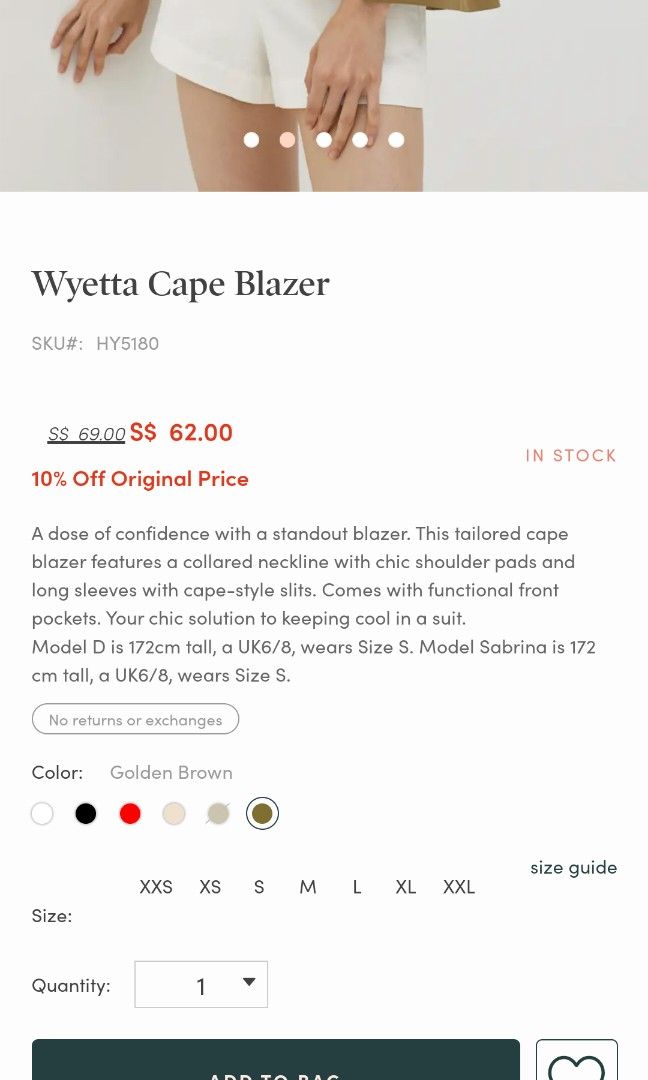 Shop Wyetta Cape Blazer for Women