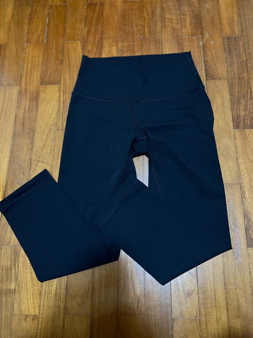 Lululemon Wunder Under Pant size 4 Wee Are From Space Cashew Black