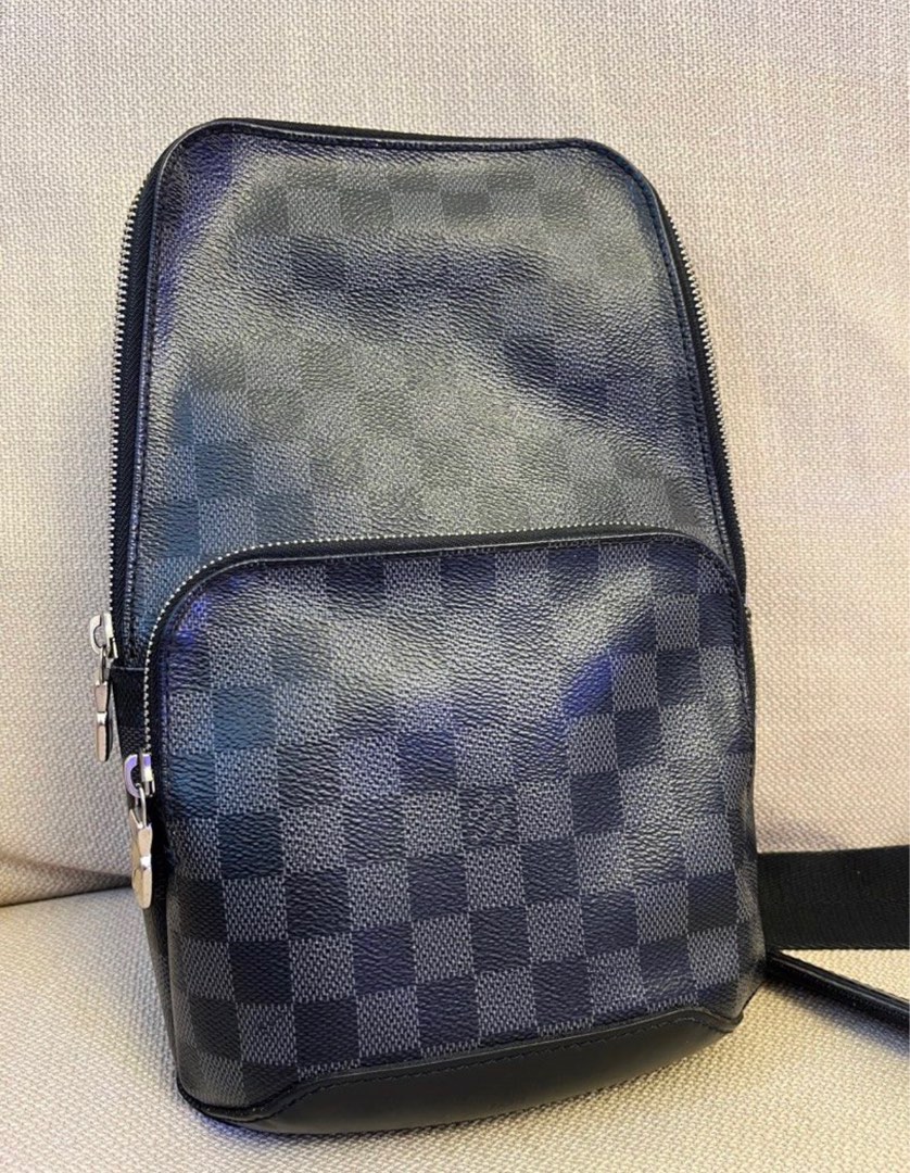 Louis Vuitton Avenue Sling Bag Men Backpacks Damier Graphite