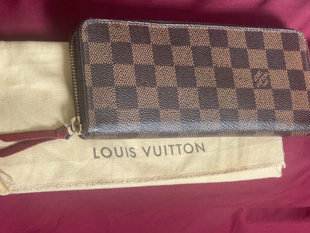 LV Clemence Wallet Damier Ebene Original, Luxury, Bags & Wallets on  Carousell