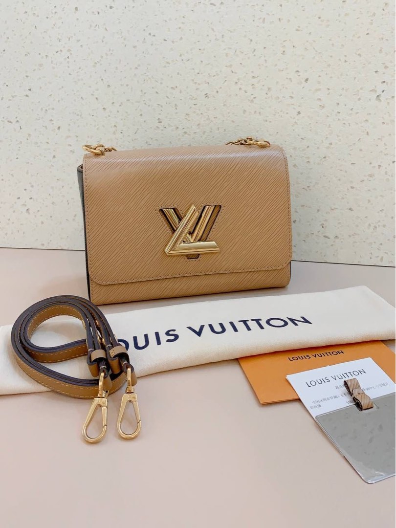 M51884 Louis Vuitton 2019 Epi Leather Twist MM-Camel