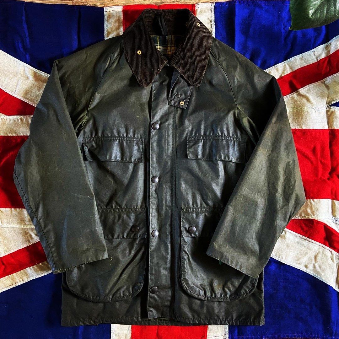 🇬🇧Made in England 80s Barbour A100 Bedale waxed jacket, 男裝
