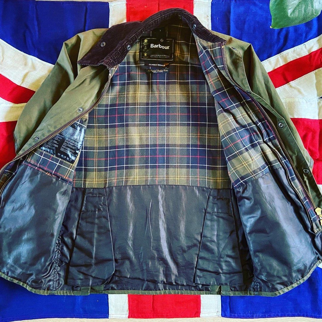 🇬🇧Made in England Barbour Vintage waxed Classic Bedale jacket