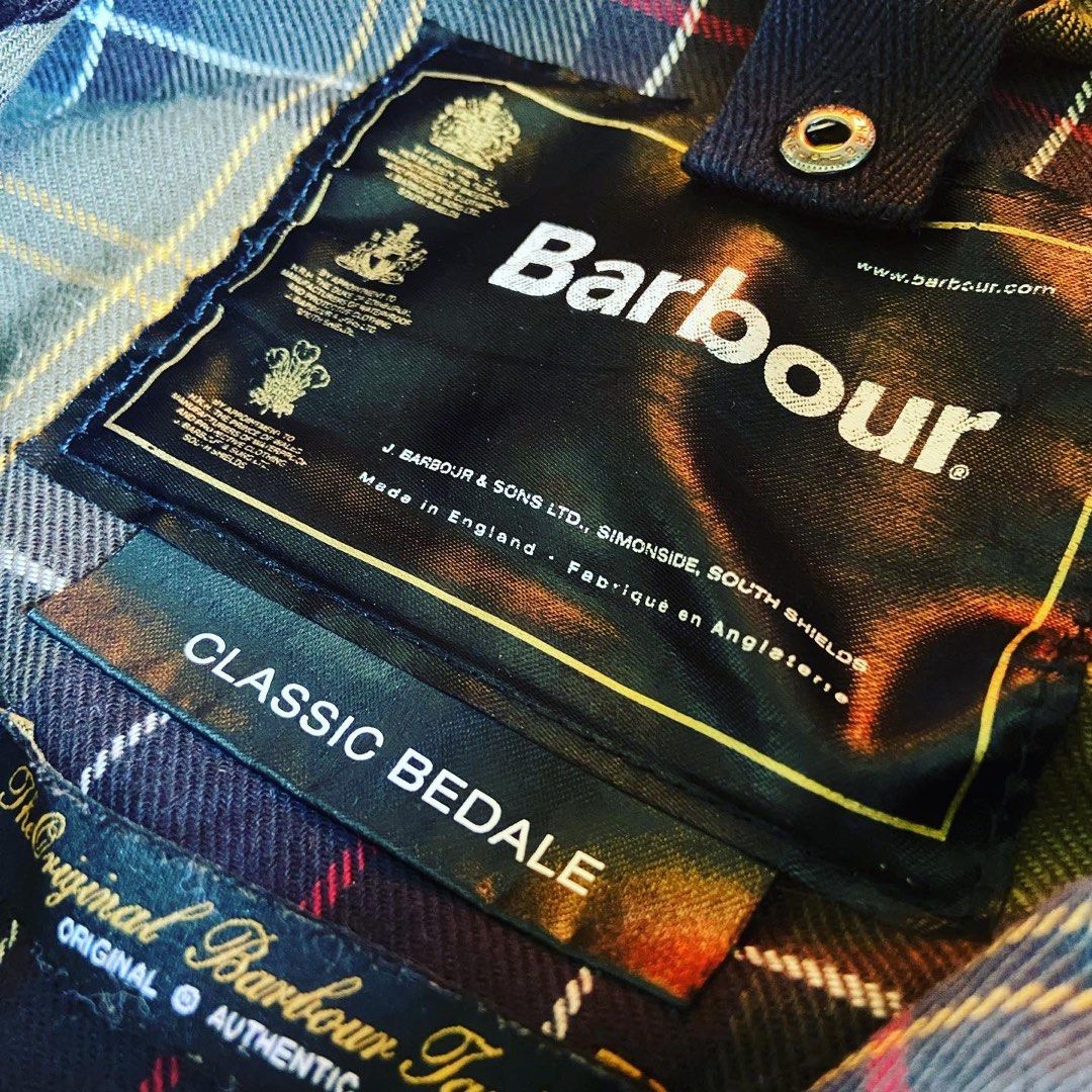 🇬🇧Made in England Barbour Vintage waxed Classic Bedale jacket