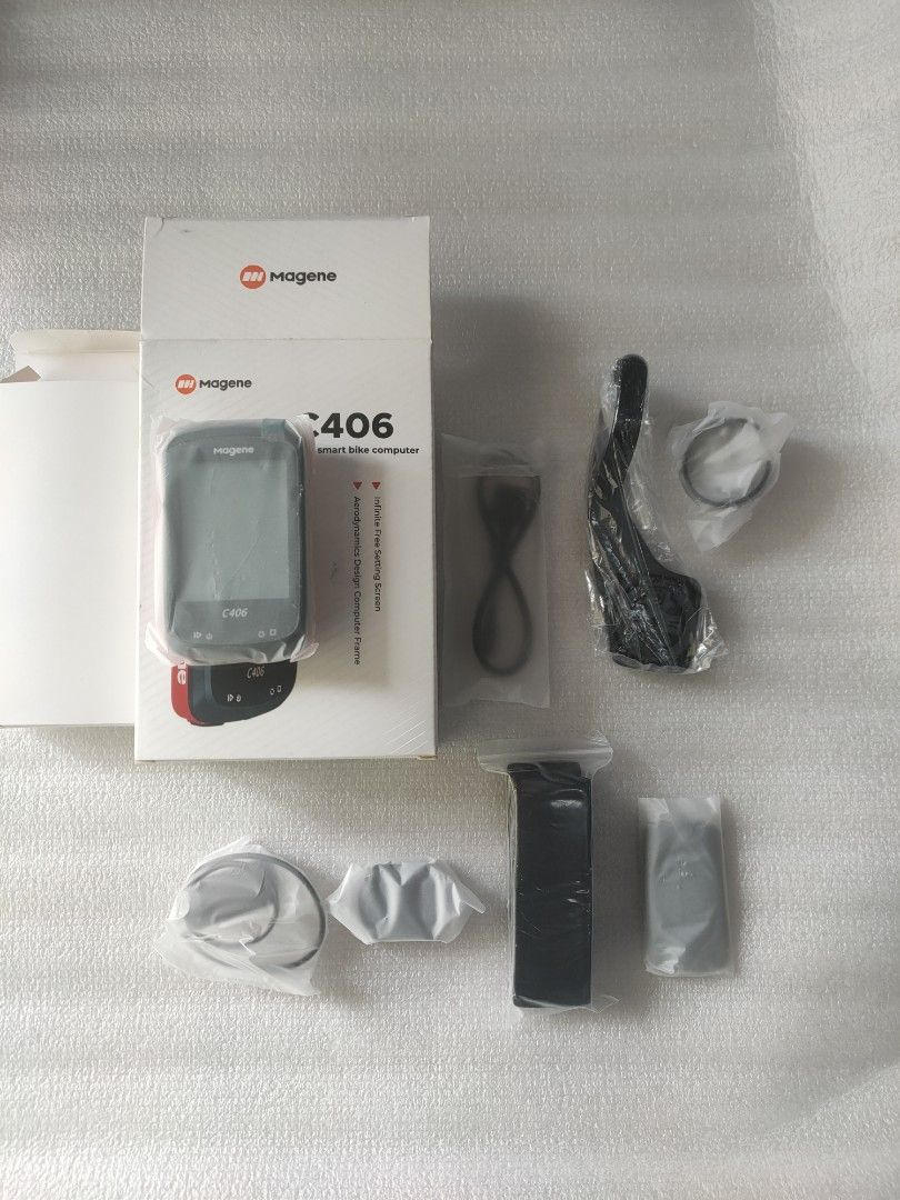 Magene C406 package GPS bike computer, heart rate, cadence, Sports ...
