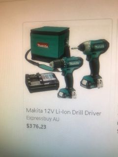 Makita 10.8-12V Impact Driver & Drill Brushless Rechargeable