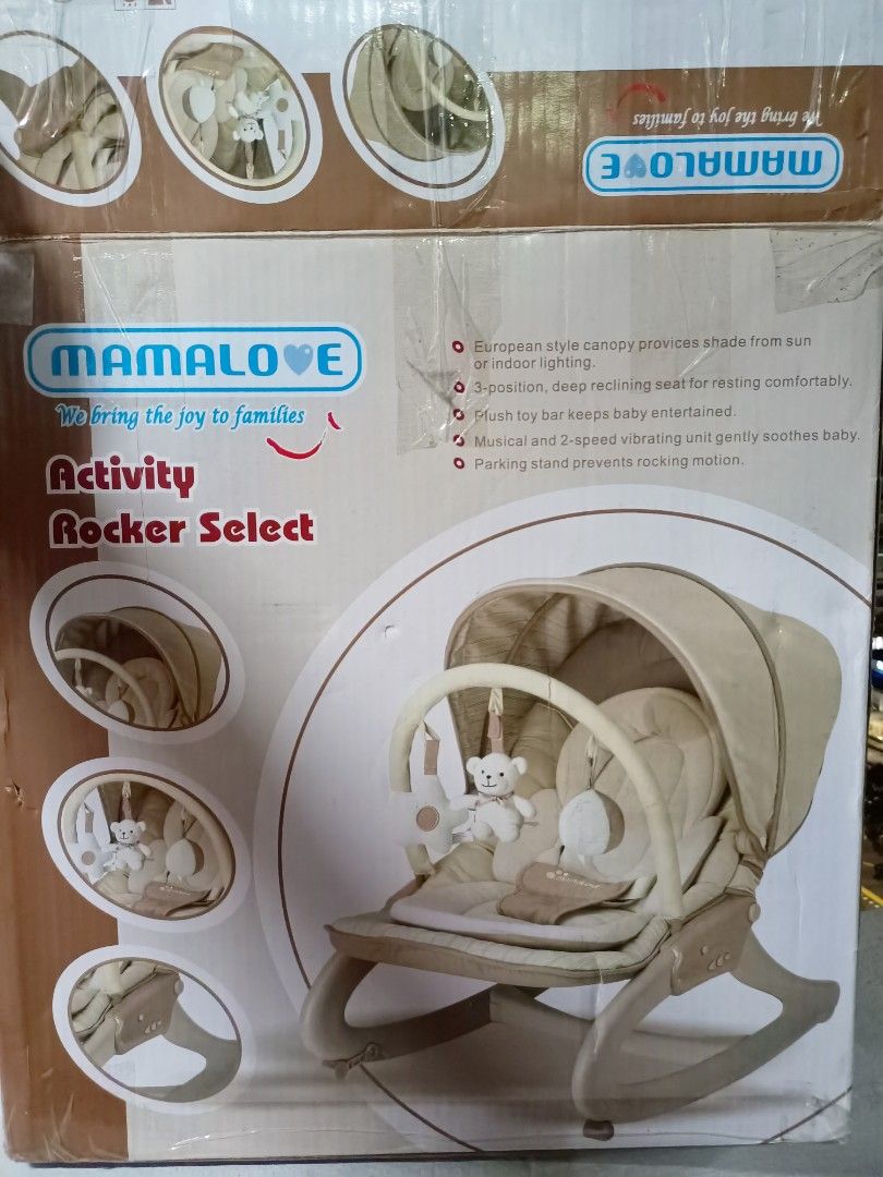 Mama Rocker Portable Mamalove Baby Rocker, Babies & Kids, Infant Playtime on Carousell