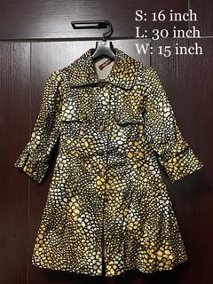 Max Mara Stylish Trench coat (leopard design)