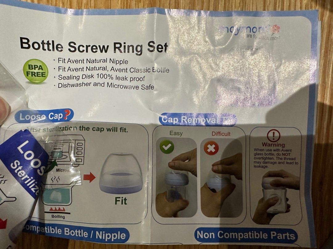 Avent classic sale screw ring