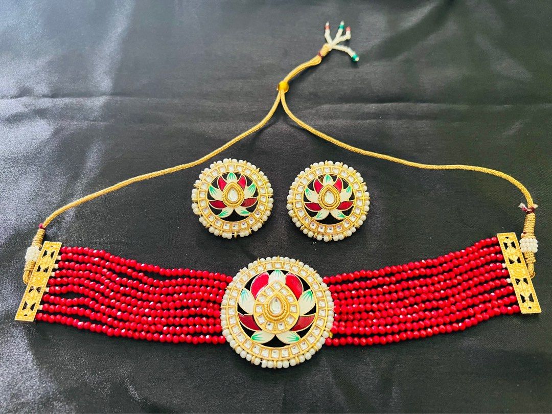Meenakari best sale gold jewellery