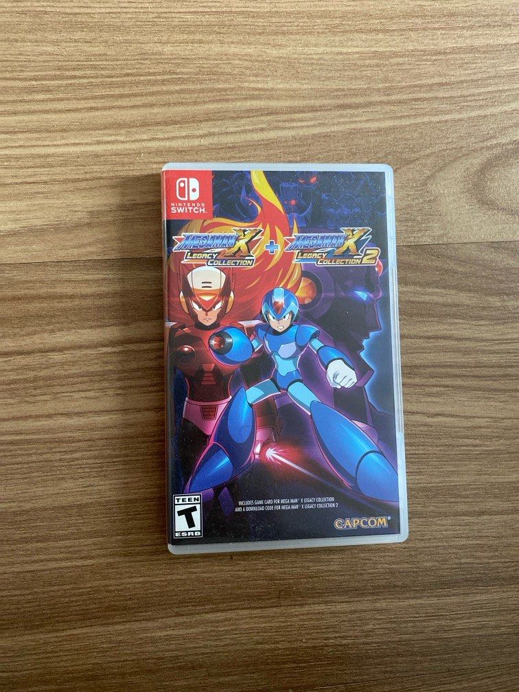 MEGAMAN X LEGACY COLLECTION 1 + 2 Pour Nintendo Switch - Version USA, Jeu En Anglais/français - NEUF Scellé