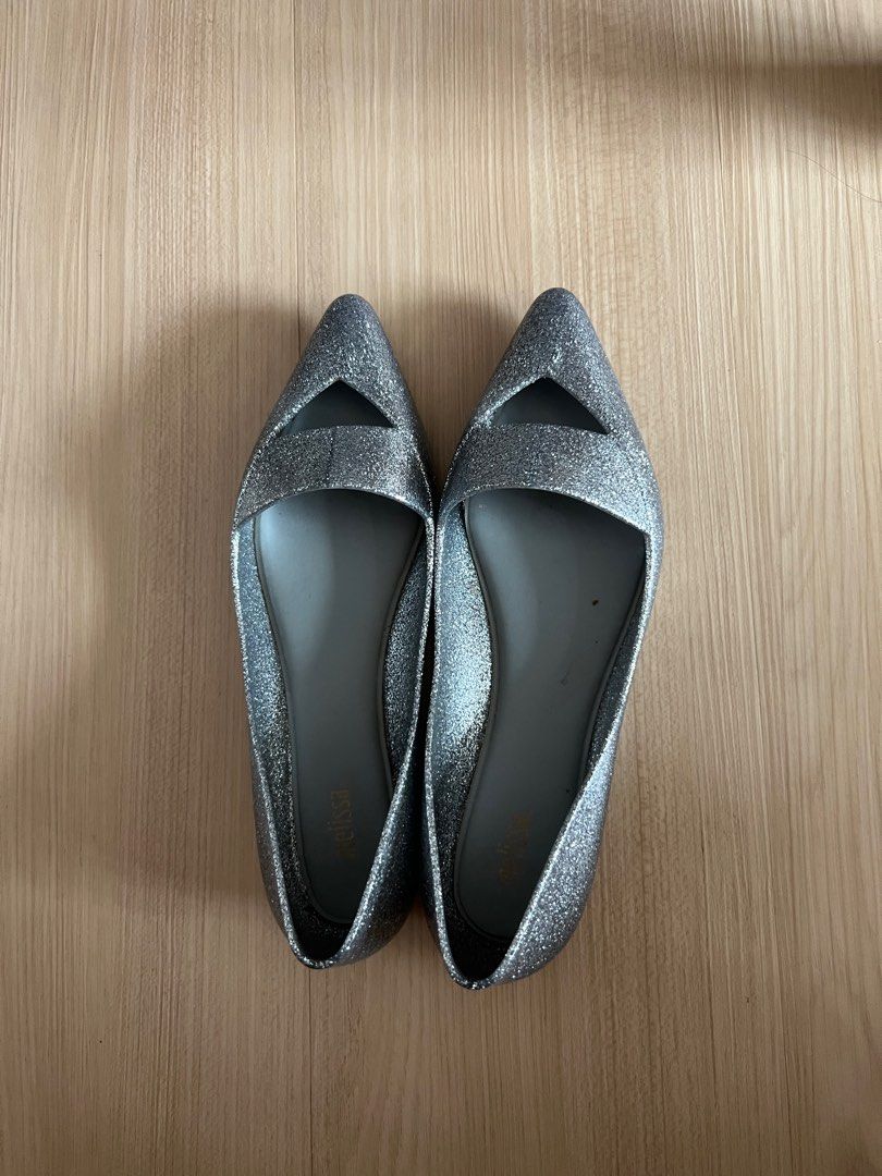 Melissa on sale glitter flats