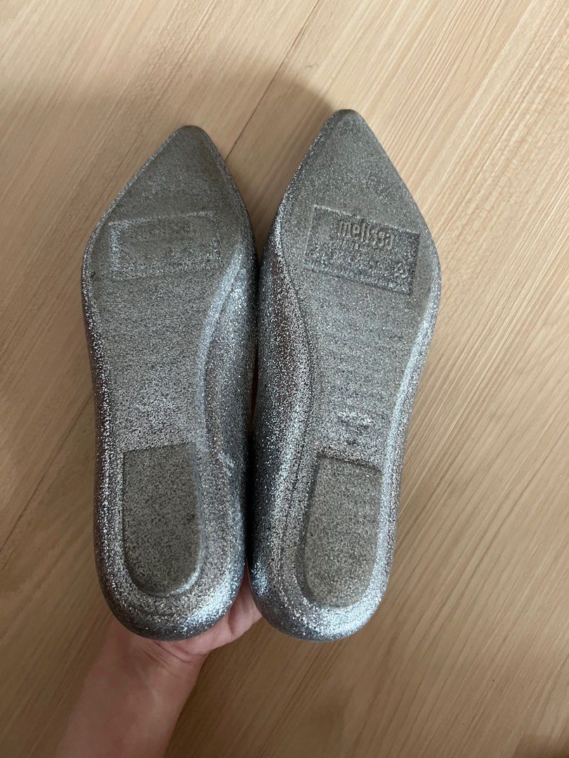 Melissa glitter flats top