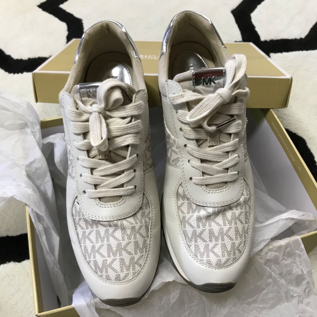 Michael Kors Allie Wrap Trainer on Vanilla Women s Fashion